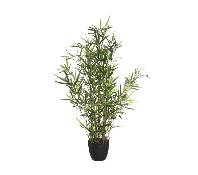 Plante Artificielle Bambou En Pot H 90 Cm