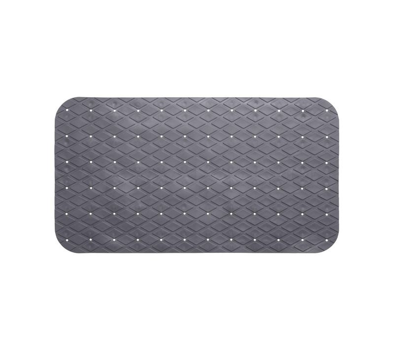 Tapis Fond De Baignoire Anti-dérapant Gris 70 X 35 Cm