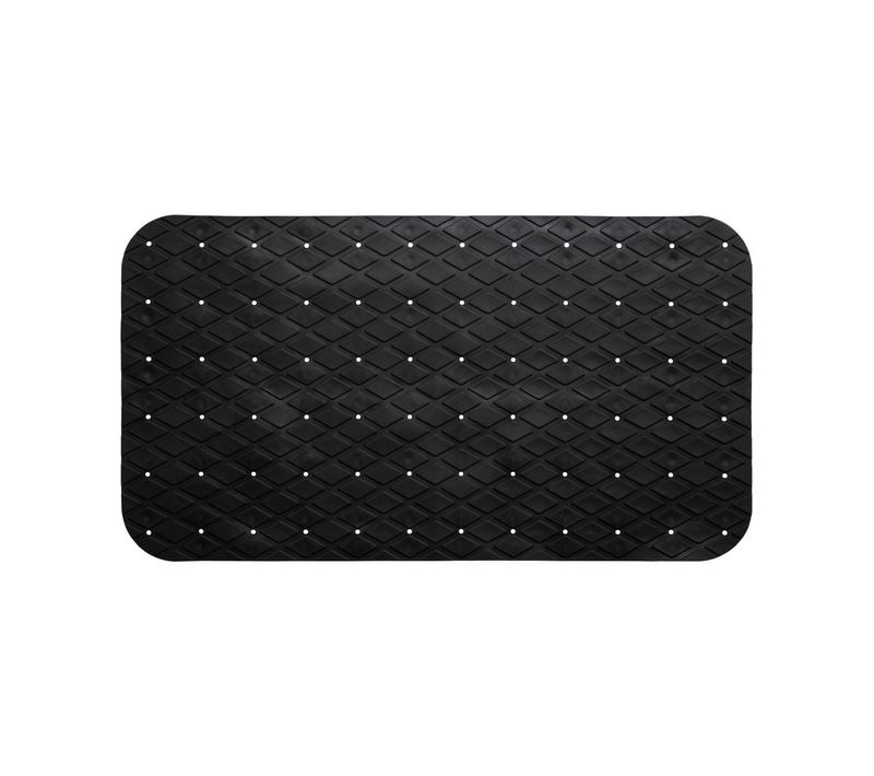 Tapis Fond De Baignoire Anti-dérapant Noir 70 X 35 Cm