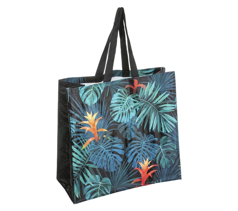 Sac De Shopping Motif À Feuilles