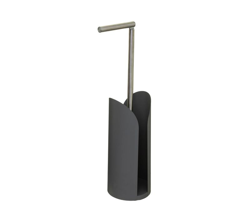 Dérouleur De Papier Wc Avec Réserve Gris