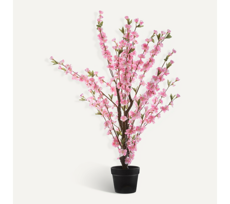 Plante Artificielle Cerisier En Pot H 100 Cm