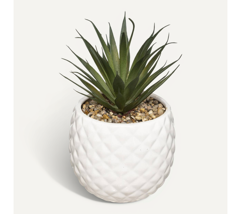 Plante Artificielle "ananas" H21cm