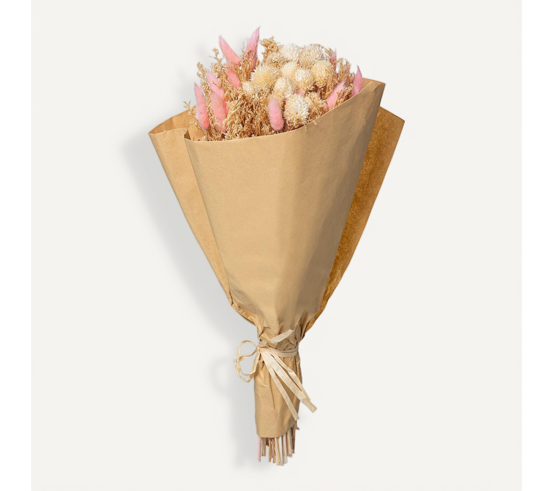 Bouquet De Fleurs Séchées D. 19 X H. 48 Cm