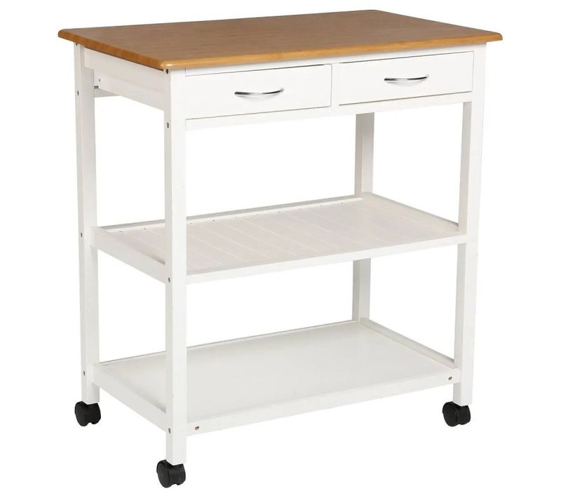 Desserte De Cuisine 87 cm Blanc