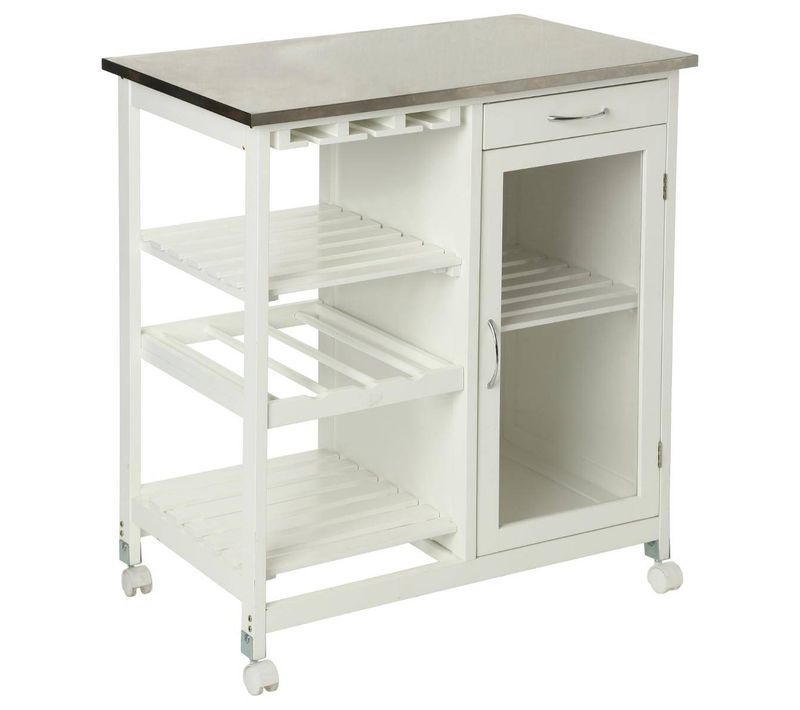 Desserte Cuisine Plateau Inox