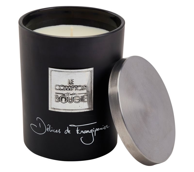 Bougie Delice Frangipane Noir