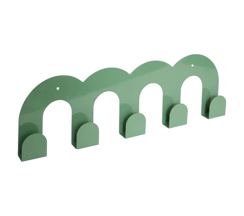 Patère Callista Vert 5 Crochets