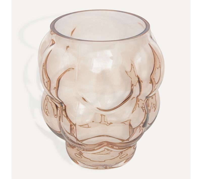 Vase Edia Rose Clair H18,5cm