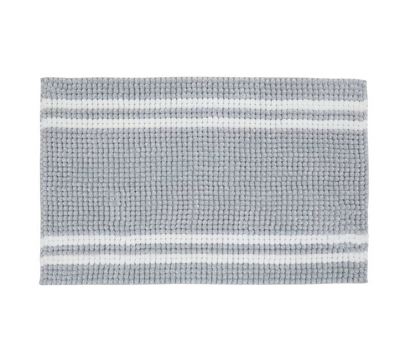Tapis De Bain 80x50cm Gris