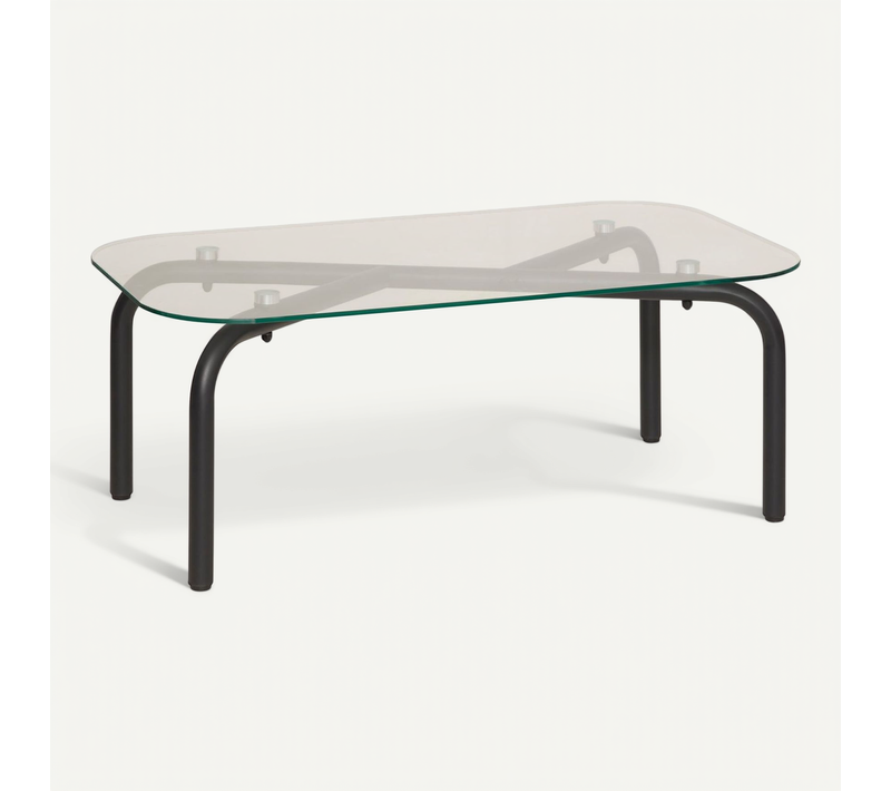 Table Basse En Verre Hecate - Noir