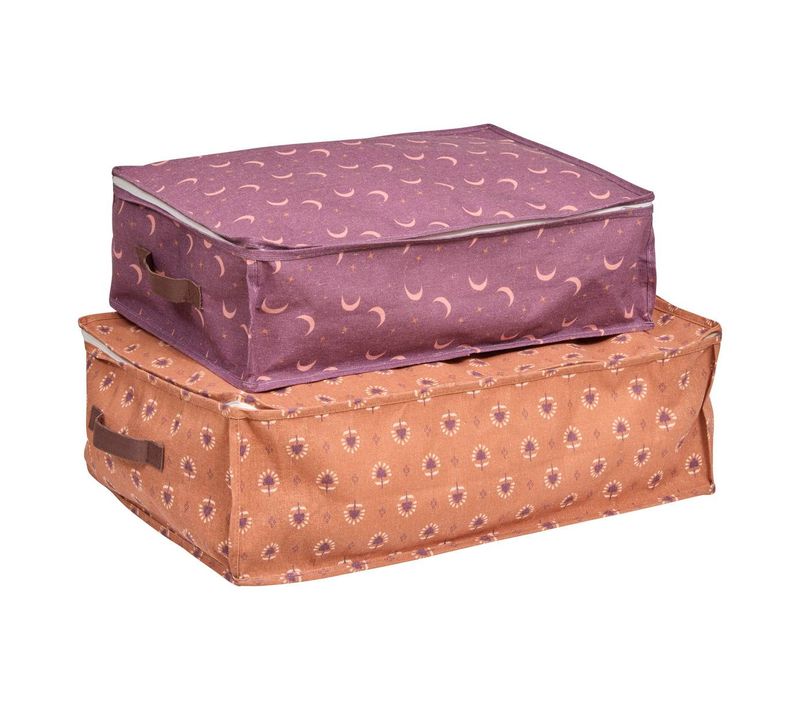 Lot De 2 Housses De Rangement Zippy L60xp40xh20cm