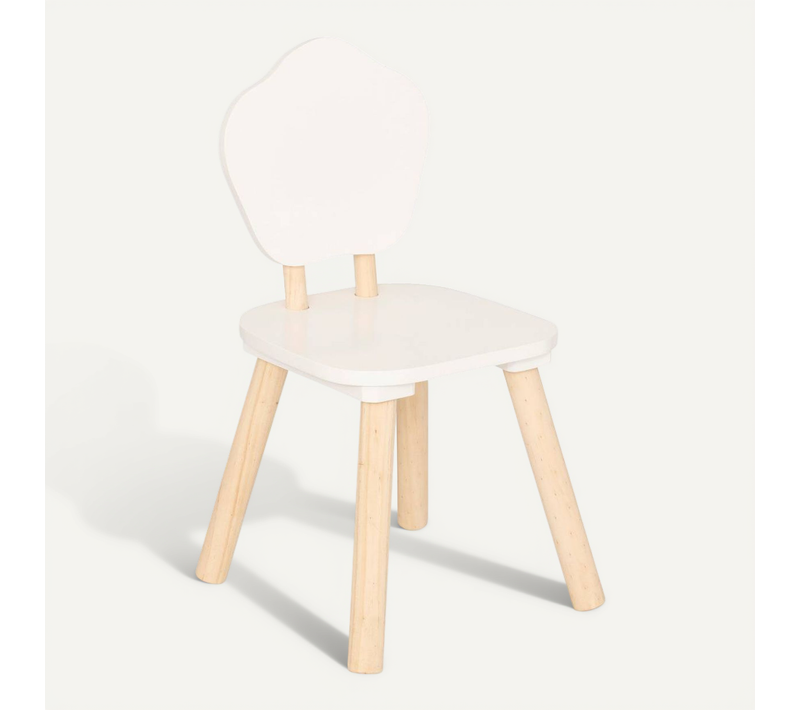 Chaises Enfant Douceur Blanc L23xp23xh47cm