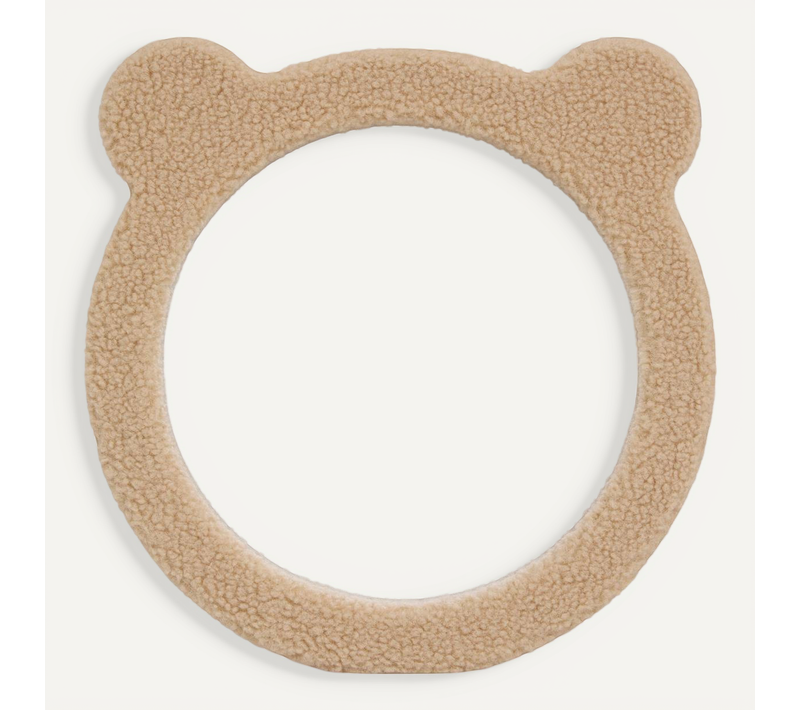 Miroir Mural Beary Marron 33,5x33,5cm