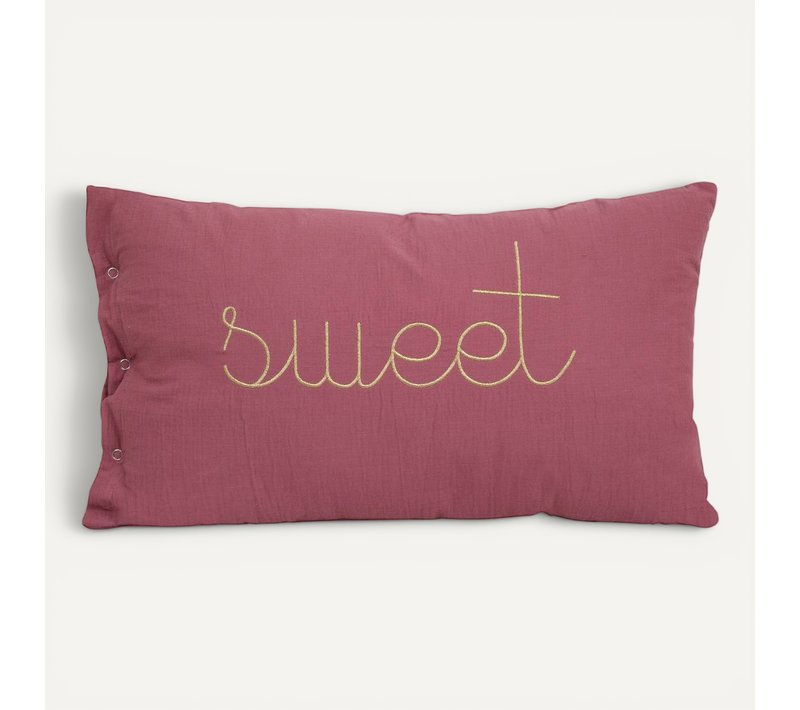 Coussin Lili Rose Antique 50x30cm