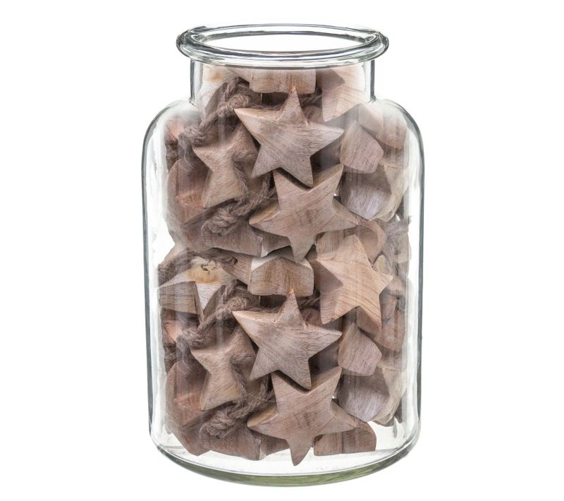 Décoration De Noël à Suspendre En Bois étoile Terre Sauvage - Beige