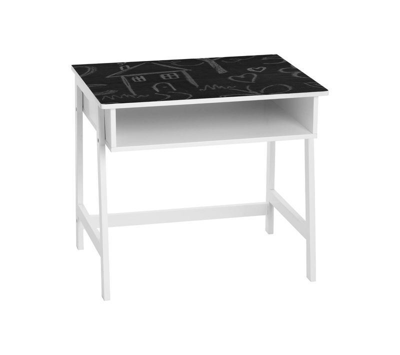 Bureau Enfant Ardoise En Bois H 52 Cm