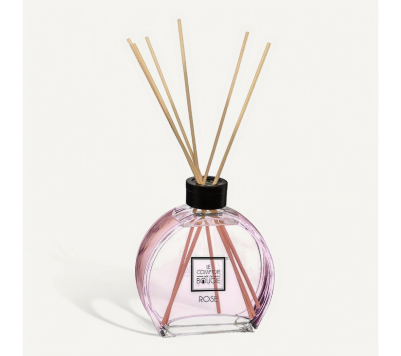 Diffuseur De Parfum Rose 50 Ml Avec 6 Bâtonnets