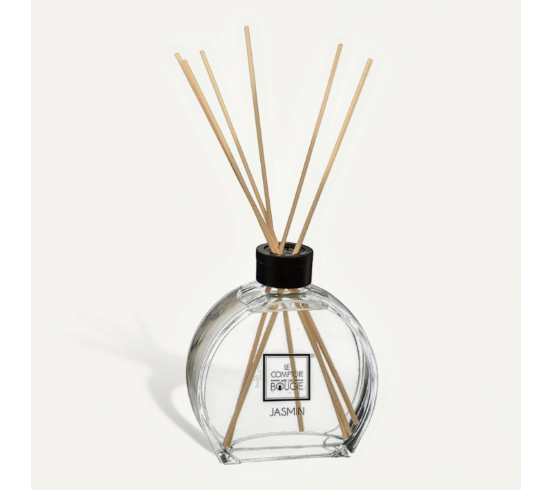 Diffuseur De Parfum Jasmin 50 Ml Avec 6 Bâtonnets