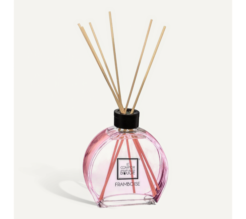 Diffuseur De Parfum Framboise 100 Ml Avec 6 Bâtonnets