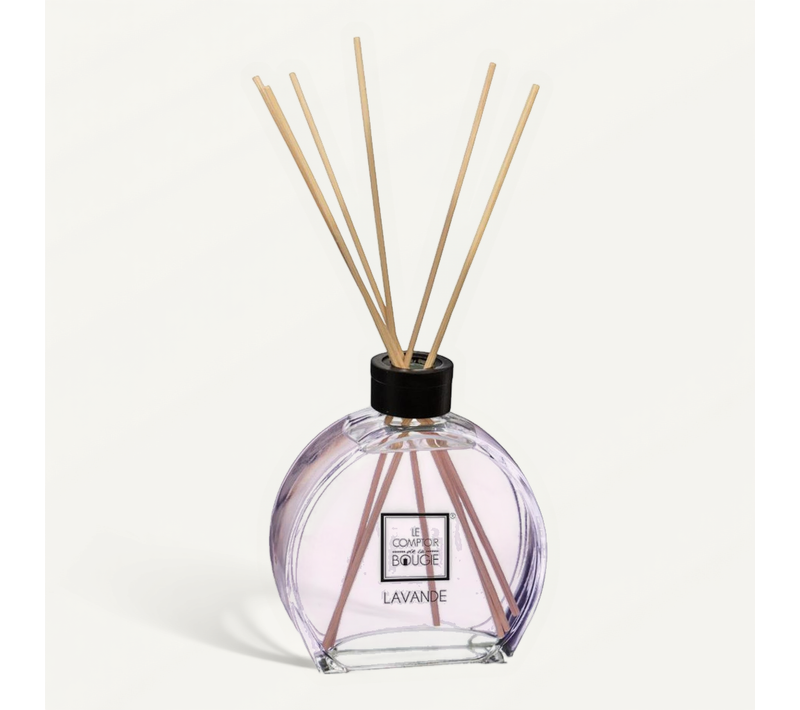 Diffuseur De Parfum Lavande 100 Ml Avec 6 Bâtonnets