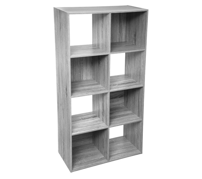 Etagère Cube Design Mix'n Modul - L. 67 X H. 134 Cm - Gris