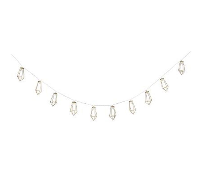 Guirlande Lumineuse 10 LED "filaire" 120cm Or