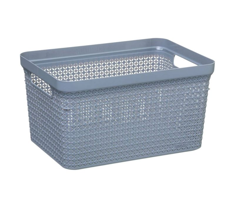 Panier En Plastique 5l "scandinave" Gris