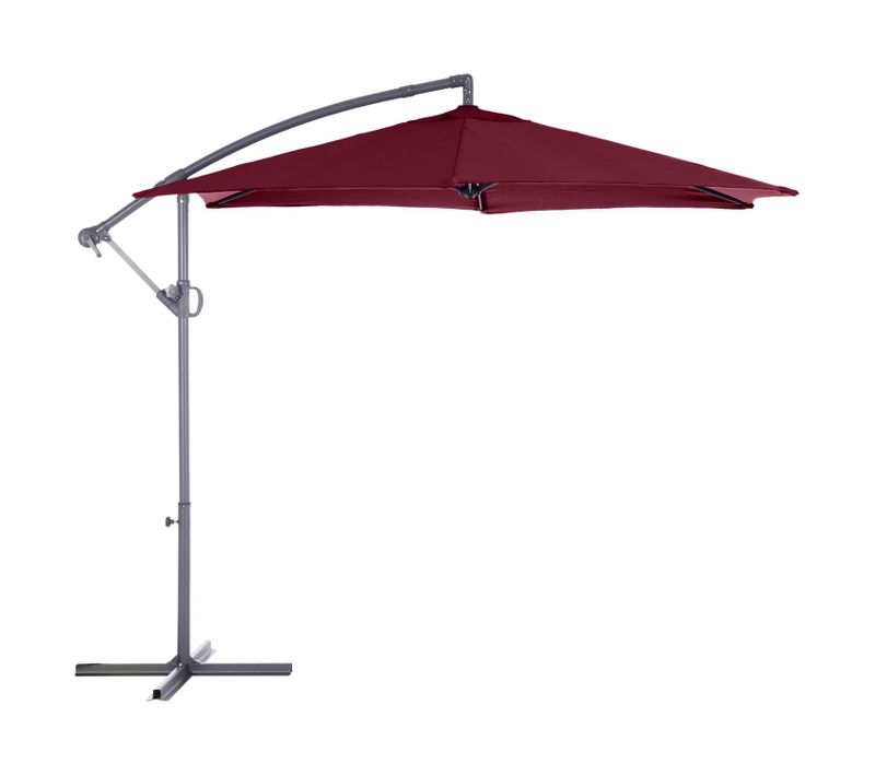 Parasol Déporté Rond Janeiro - Diam. 300 Cm - Bordeaux