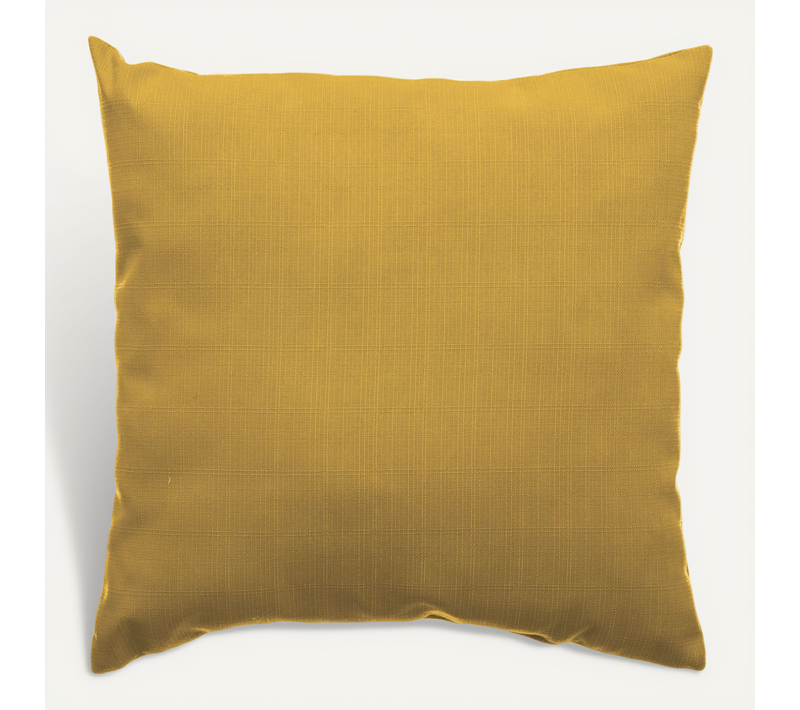 Coussin De Jardin Décoration Korai - 40 X 40 Cm - Jaune Moutarde