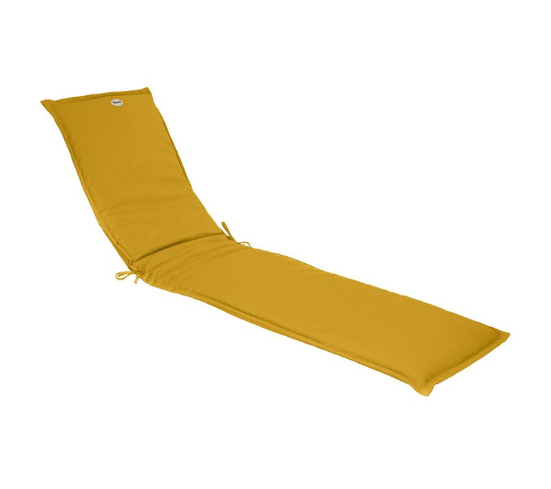 Coussin De Transat Korai - 190 X 60 Cm - Jaune Moutarde