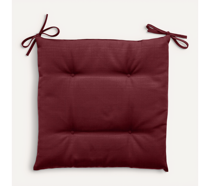 Galette De Chaise D'extérieur Korai - 40 X 40 Cm - Bordeaux