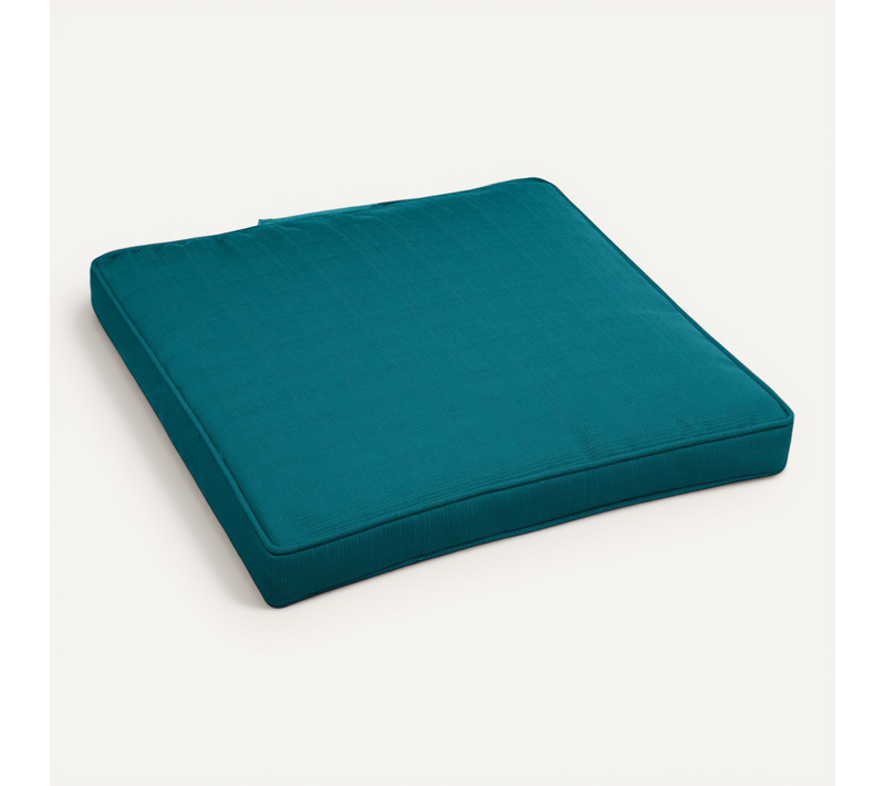 Galette De Chaise D'extérieur À Scratch Korai - 40 X 40 Cm - Bleu Canard