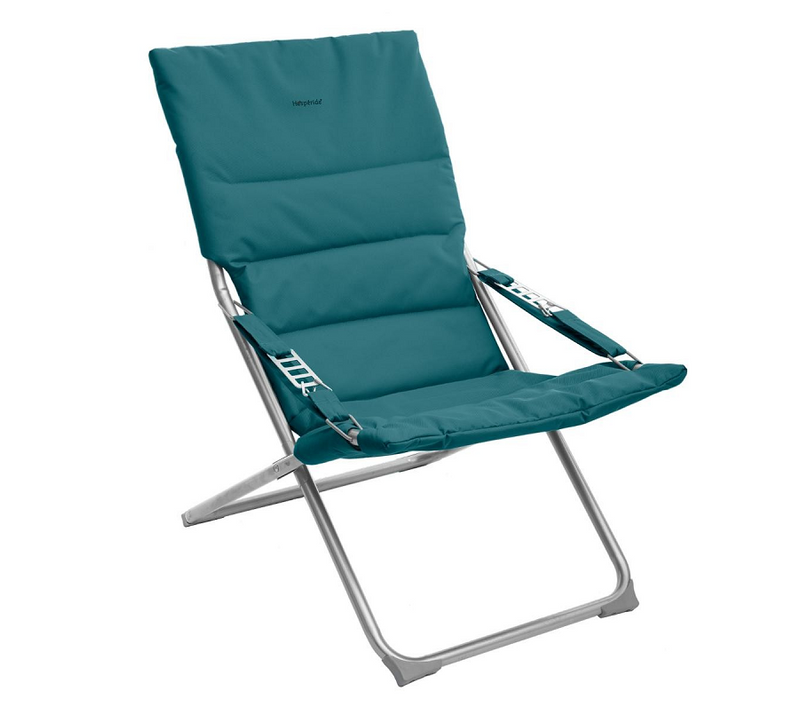 Fauteuil Relax Milos Bleu Canard Hespéride