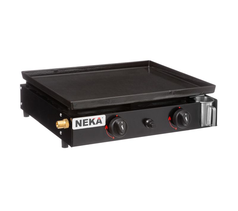 Plancha à Gaz à Poser En Métal Campio - 2 Feux