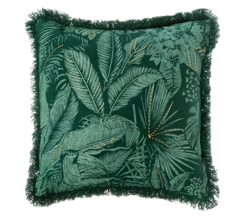 Housse de coussin 40x40 cm JUNGLE Vert