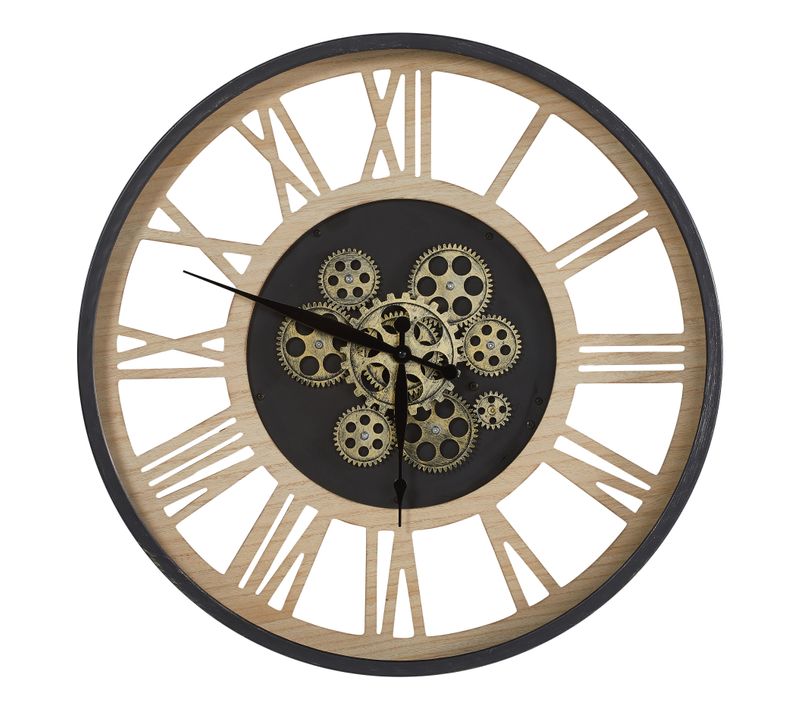 Horloge D57 Cm Rouage Noir