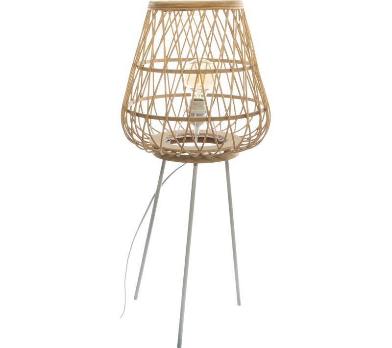 Lampadaire En Bambou Ritual - H. 76 Cm - Beige