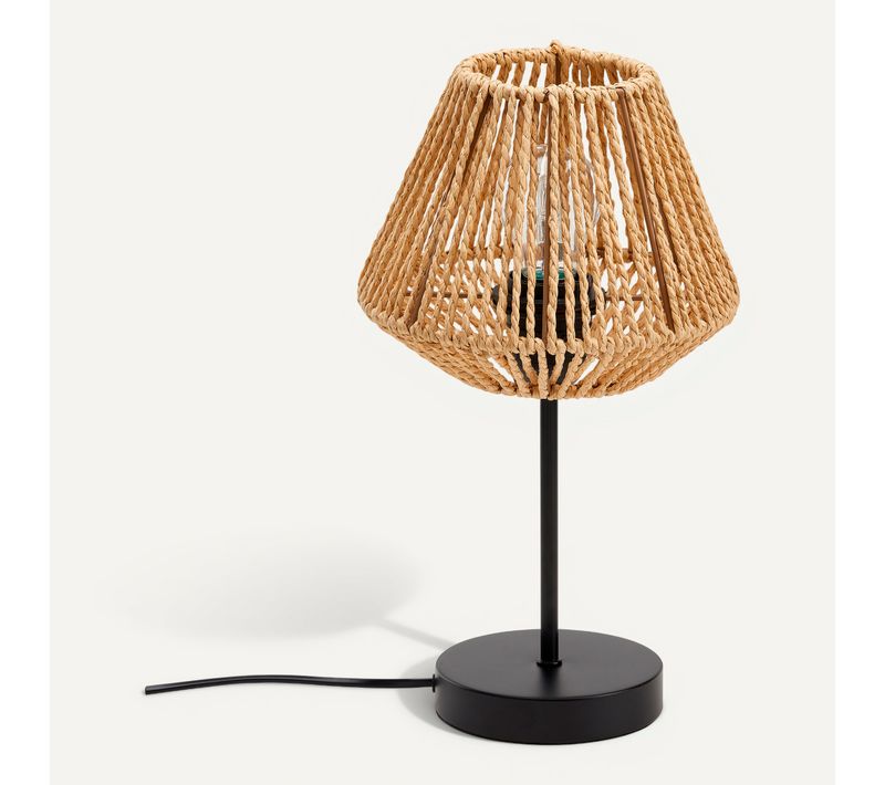 Lampe droite naturel H. 34 cm JILY Beige