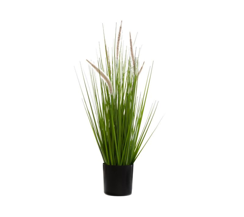Plante Artificielle Bouquet Herbes Roseau Des Étangs Dans Un Pot H 70 Cm