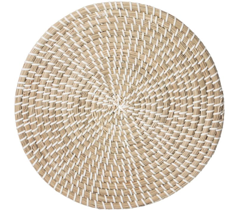 Set De Table En Osier Vannerie Mood - Diam. 35 Cm - Blanc