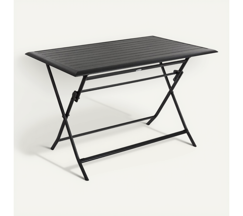 Table Pliante Rectangulaire Azua - 4 Places - Graphite