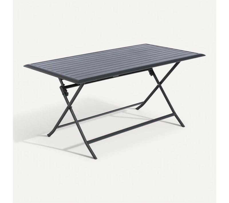 Table Pliante Rectangulaire Azua - 6 Places - Graphite