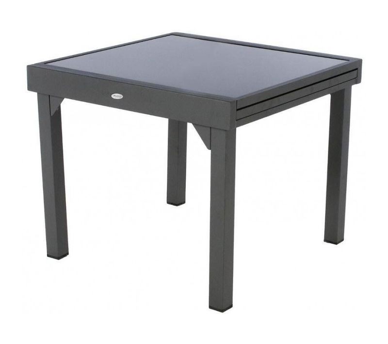 Table Extensible Piazza 8 P. Graphite Hespéride