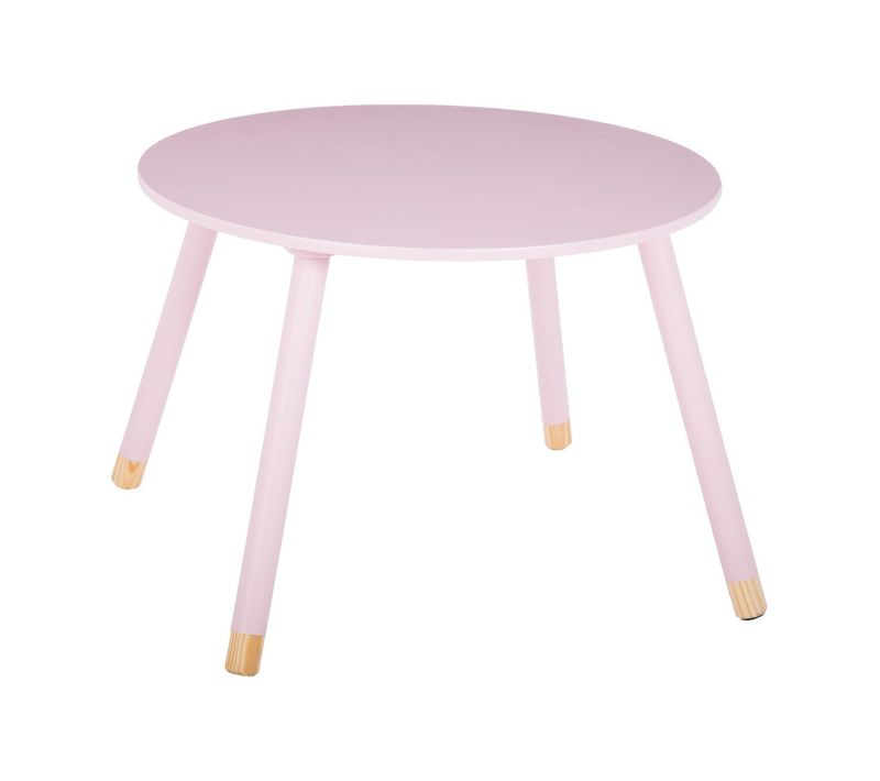 Table Pour Enfant En Bois Rose D 60 Cm