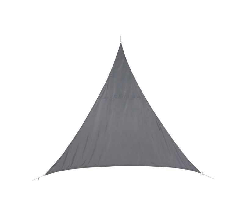 Voile D'ombrage Triangulaire Curacao - 2 X 2 X 2 M - Gris