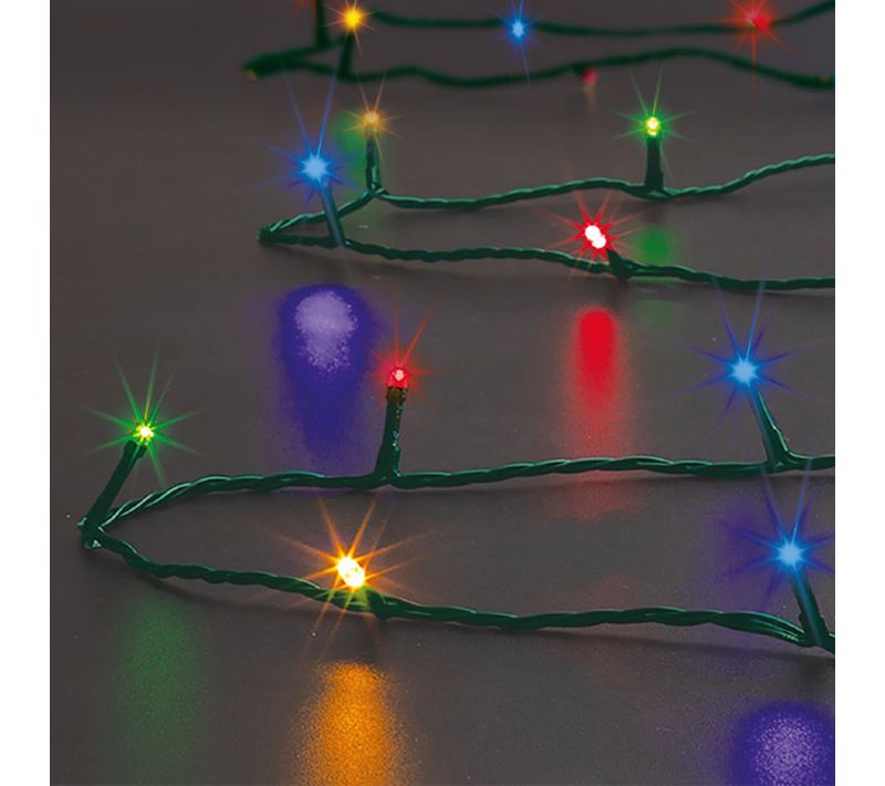 Guirlande Lumineuseextérieur 10 Mètres 100 LED Multicolore 8 Jeux De Lumière