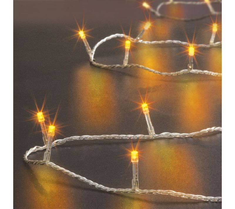 Guirlande Lumineuse Extérieur 20 Mètres 200 LED Blanc Chaud 8 Jeux De Lumière