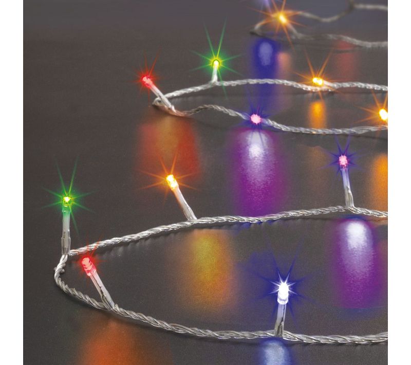 Guirlande Lumineuse Extérieur 30 M 300 LED Multicolore Et 8 Jeux De Lumière