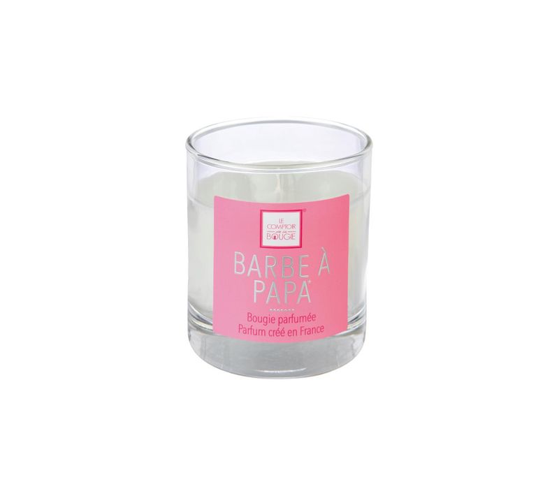 Bougie Parfumée Barbe À Papa Pot En Verre 190 G